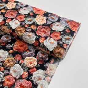 Viscoză RAYON POPLIN Knitted design F digital print