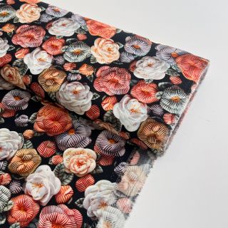 Viscoză RAYON POPLIN Knitted design F digital print