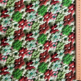 Viscoză RAYON POPLIN Knitted design E digital print