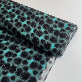 Viscoză RAYON POPLIN Black holes design C digital print