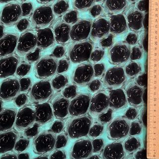 Viscoză RAYON POPLIN Black holes design C digital print
