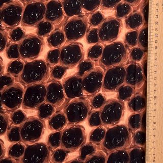 Viscoză RAYON POPLIN Black holes design B digital print
