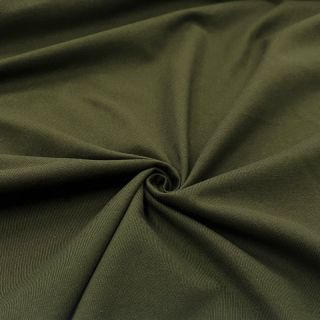 Tricot din bumbac camo green