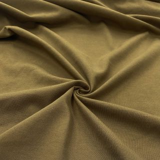 Tricot din bumbac golden brown