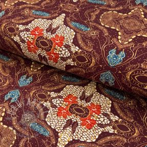 Tricot VISCOSE LYCRA HEAVY Batik design A digital print