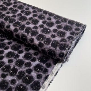 Viscoză RAYON POPLIN Black holes design D digital print