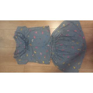 Țesătură din bumbac JEANS FOIL Unicorn light blue