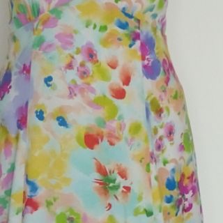 Viscoză STRETCH Watercolour flowers design A digital print