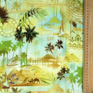 Viscoză cu in Egypt design A digital print