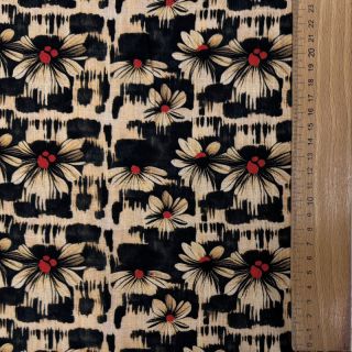 Viscoză cu in Daisy design B digital print