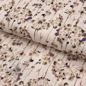 Viscoză cu in Agapanthus design C digital print