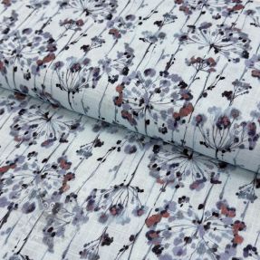 Viscoză cu in Agapanthus design B digital print
