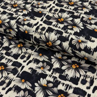 Viscoză cu in Daisy design A digital print
