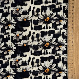 Viscoză cu in Daisy design A digital print