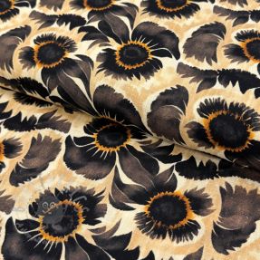 Viscoză cu in Sunlower design A digital print