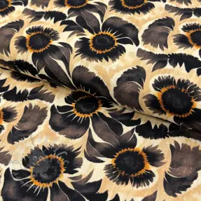 Viscoză cu in Sunlower design A digital print