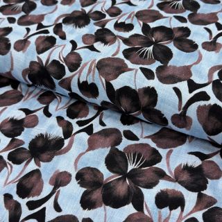 Viscoză cu in Lotus design A digital print
