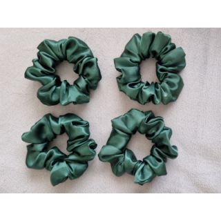 Satin dark green