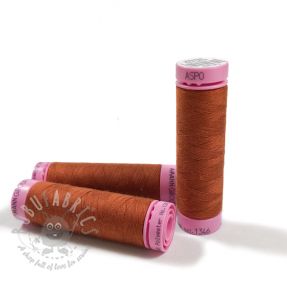 Ață din poliester Amann Aspo 120 dark cinnamon
