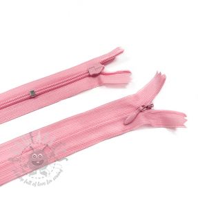 Fermoar ascuns nedetașabil 25 cm Pink