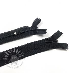 Fermoar ascuns nedetașabil 25 cm Black