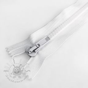 Fermoar injectat detașabil 70 cm white
