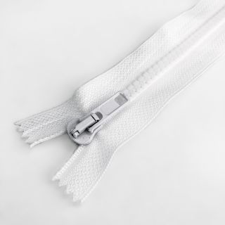 Fermoar injectat detașabil 70 cm white