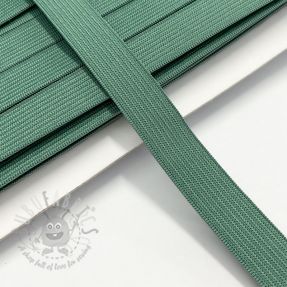 Elastic plat 15 mm old green