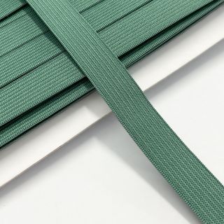 Elastic plat 15 mm old green