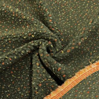 Fleece TEDDY TWEED - ARMY GREEN