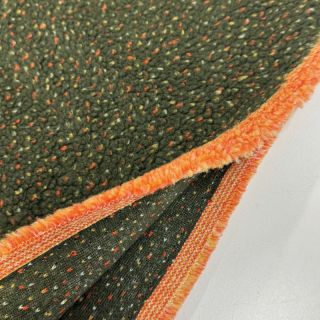 Fleece TEDDY TWEED - ARMY GREEN