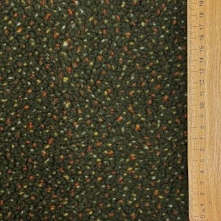 Fleece TEDDY TWEED - ARMY GREEN