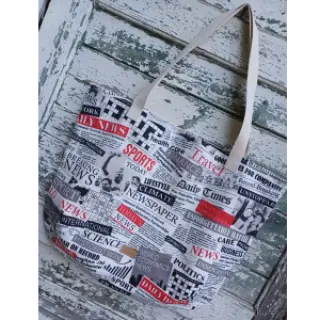 Țesătură decorativă premium Newspaper Headlines
