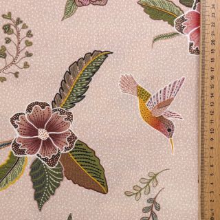 Țesătură decorativă Floral Kolibri Art digital print