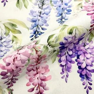 Țesătură decorativă Serene Wisteria Charm digital print