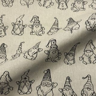 Țesătură decorativă Linenlook premium Tomte Jolly Line