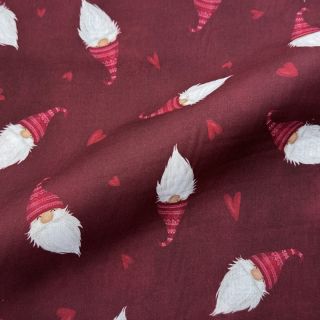 Țesătură din bumbac Tomte Warm Heart