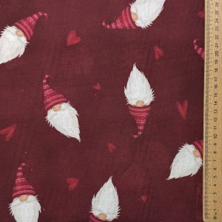 Țesătură din bumbac Tomte Warm Heart