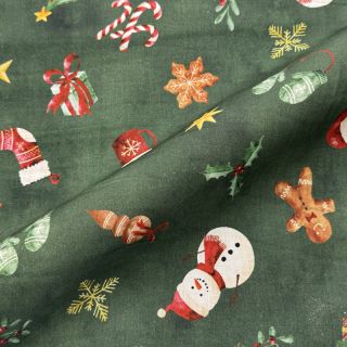 Țesătură din bumbac Cosy Warm Xmas