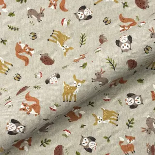 Țesătură decorativă Linenlook premium Forest Friend Animal