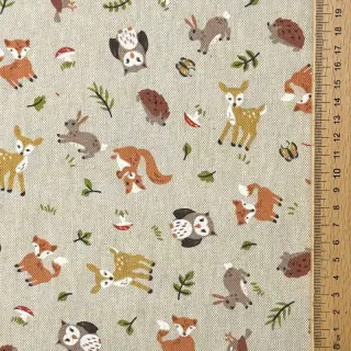 Țesătură decorativă Linenlook premium Forest Friend Animal