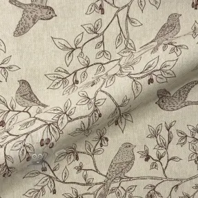 Țesătură decorativă Linenlook premium Branch Bird Song