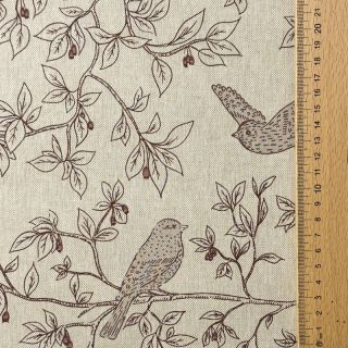 Țesătură decorativă Linenlook premium Branch Bird Song