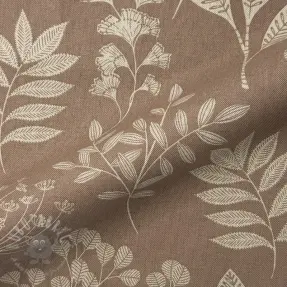 Țesătură decorativă Linenlook premium Delicate Flora Branch