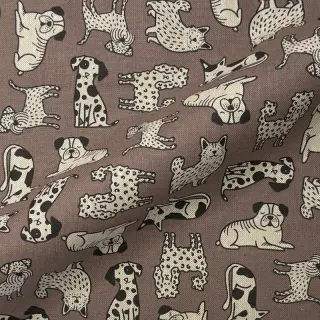 Țesătură decorativă Linenlook premium Dog Wildlife Art