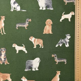 Țesătură decorativă premium Dog Breed Mix