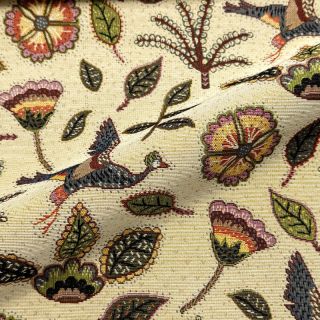 Țesătură decorativă GOBELIN PREMIUM Primal Birdscape Art design B