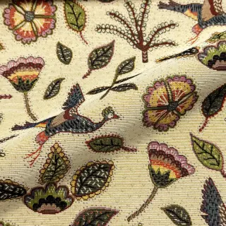 Țesătură decorativă GOBELIN PREMIUM Primal Birdscape Art design B