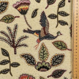 Țesătură decorativă GOBELIN PREMIUM Primal Birdscape Art design B