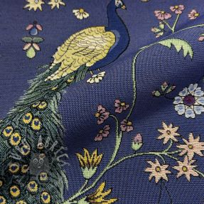 Țesătură decorativă GOBELIN PREMIUM Peacock Garden Dream
